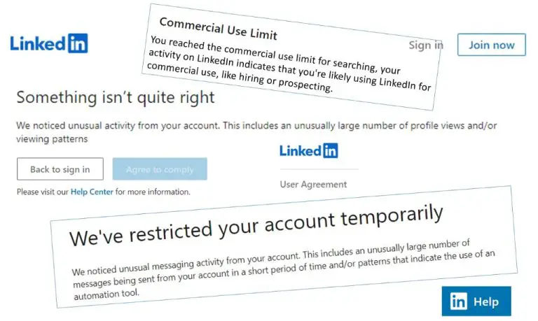 What are the restrictions on InMails on LinkedIn