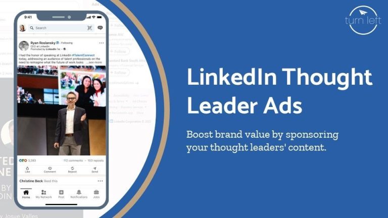 What are thought leader ads on LinkedIn