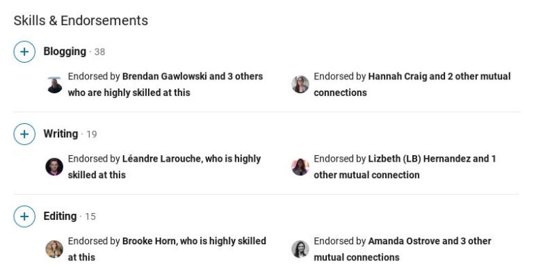 Do skill endorsements matter on LinkedIn