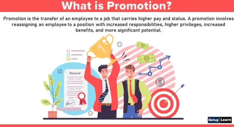 What does it mean when a job is promoted