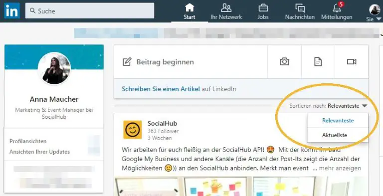 Wie erweitere ich mein Netzwerk auf LinkedIn