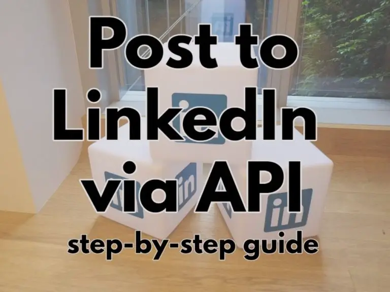 How do I post to LinkedIn through API