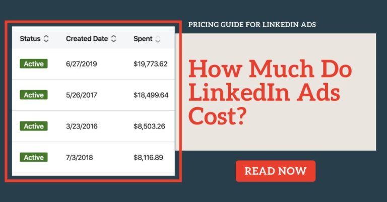 How does LinkedIn advertising pricing work