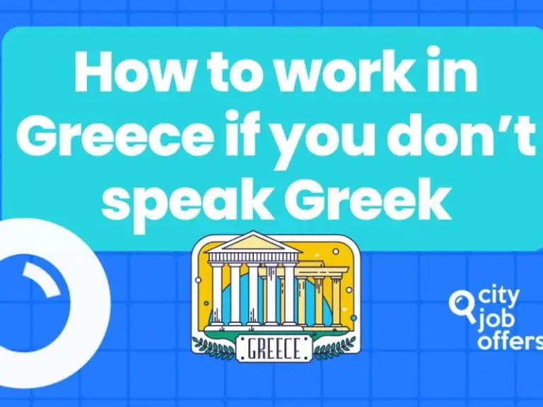 Can I work in Greece with English