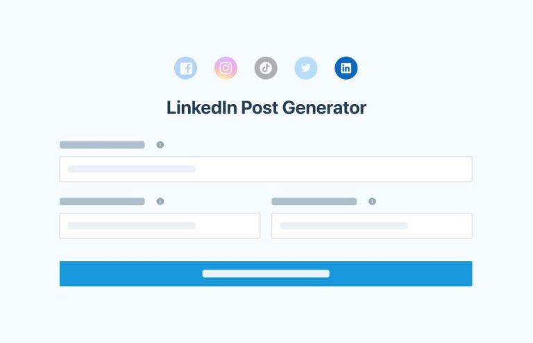 What is the free AI tool to create LinkedIn posts