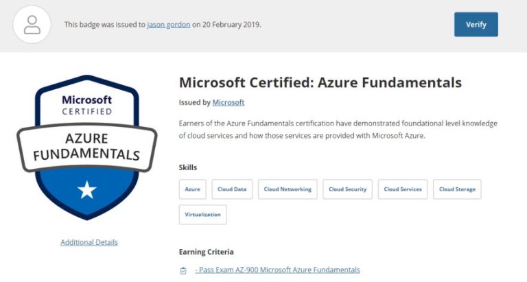 How do I post an Azure badge on LinkedIn