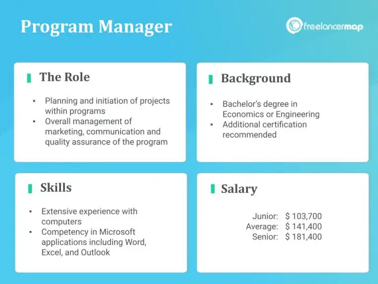 What are the roles of program management