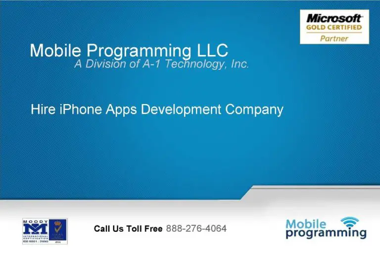 What is mobile programming LLC do