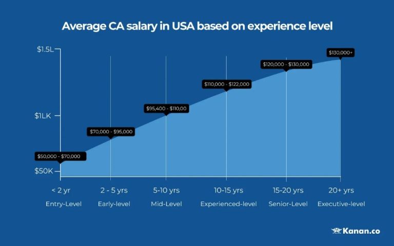 Which type of CA has highest salary