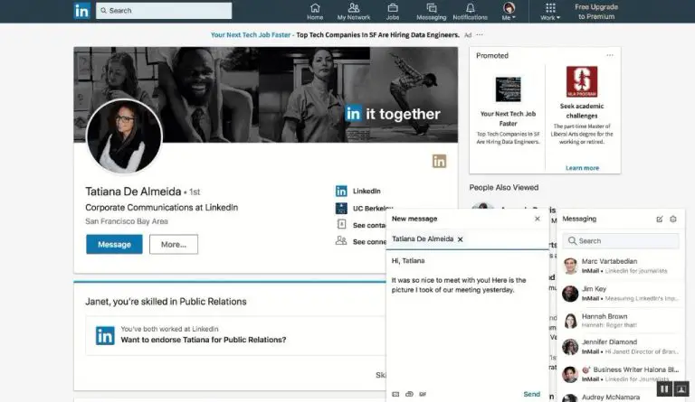 Is it safe to open attachments in LinkedIn