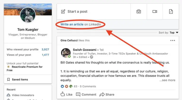 Is it better to write a post or an article on LinkedIn