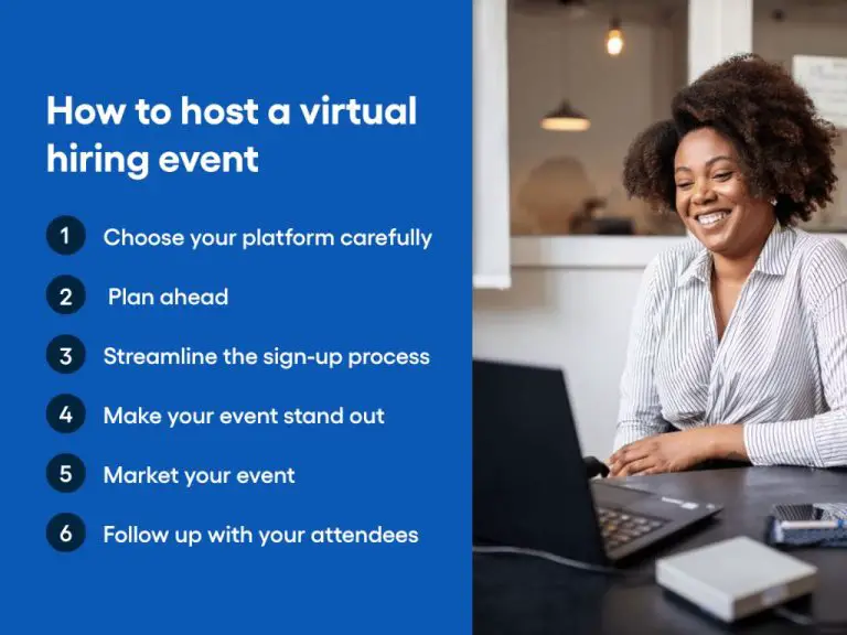 How do I host a virtual recruiting event