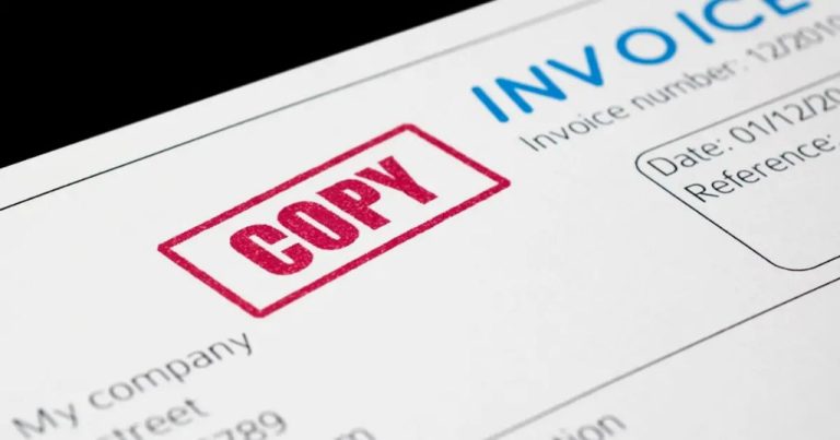 Is it illegal to create a fake invoice