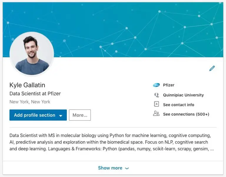 What is LinkedIn about for data analysts