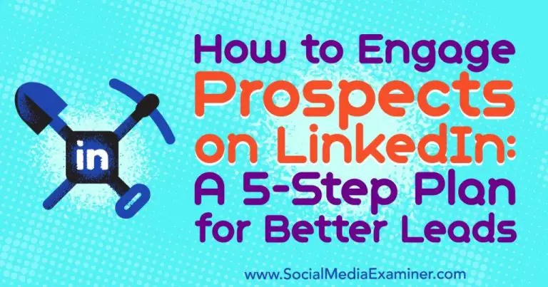 Why is it important to engage with prospects via LinkedIn