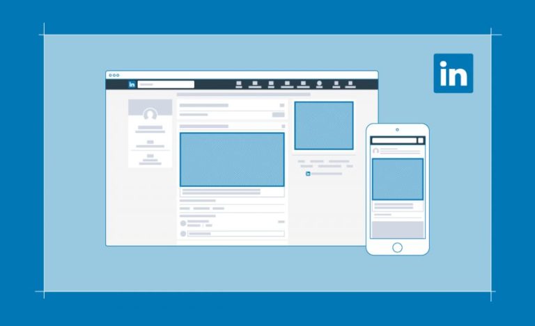 What size is LinkedIn ad template