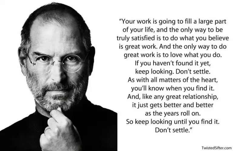 What were Steve Jobs words of wisdom