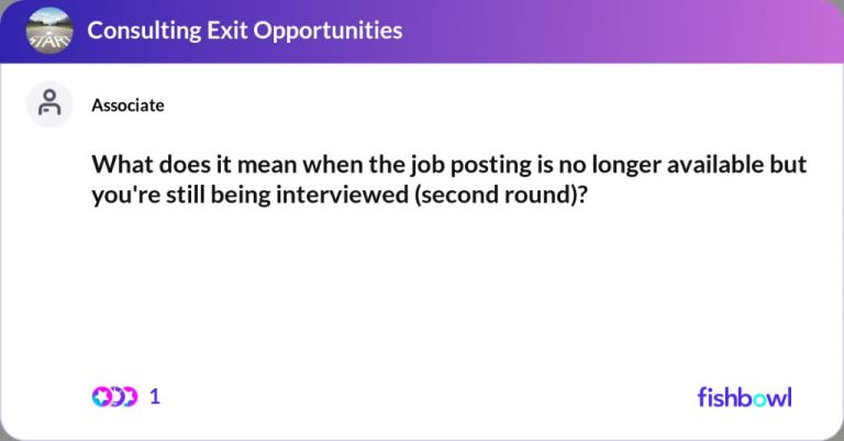 What does it mean when you apply for a job and the posting is no longer available