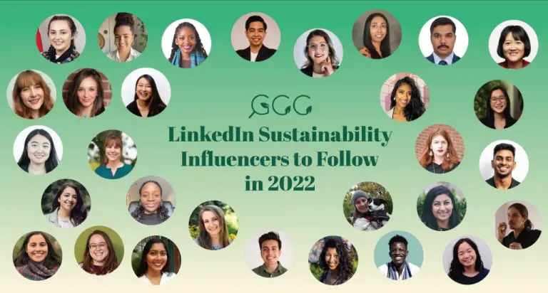 Who to follow on LinkedIn sustainability