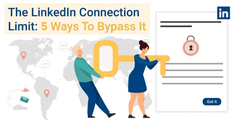 How do I bypass LinkedIn connection limit