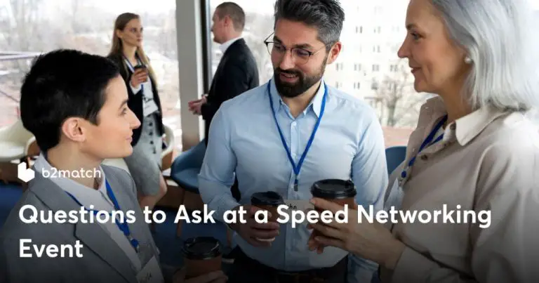 What questions to ask during a speed networking event