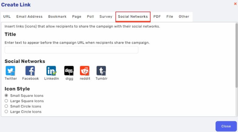 How do I create a social share URL