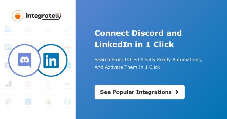 Can you link LinkedIn to Discord