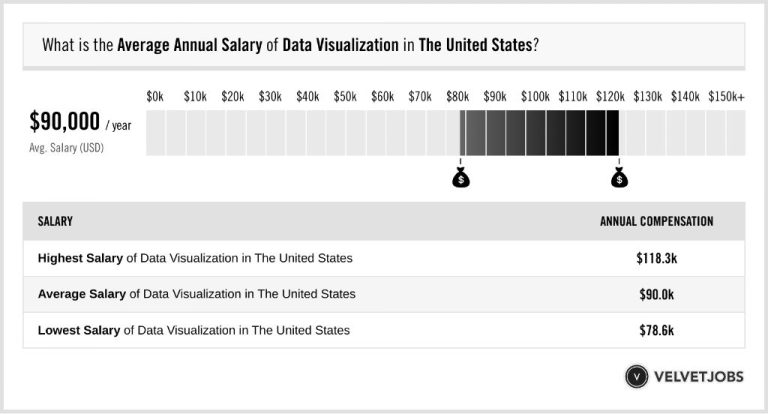 What is the salary of data visualization expert