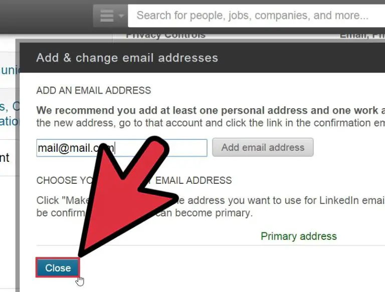 How many email addresses can you register for one account for LinkedIn