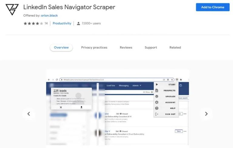 Can you scrape LinkedIn Sales Navigator