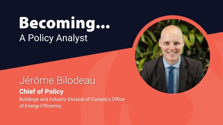 How do I become a policy analyst in Canada