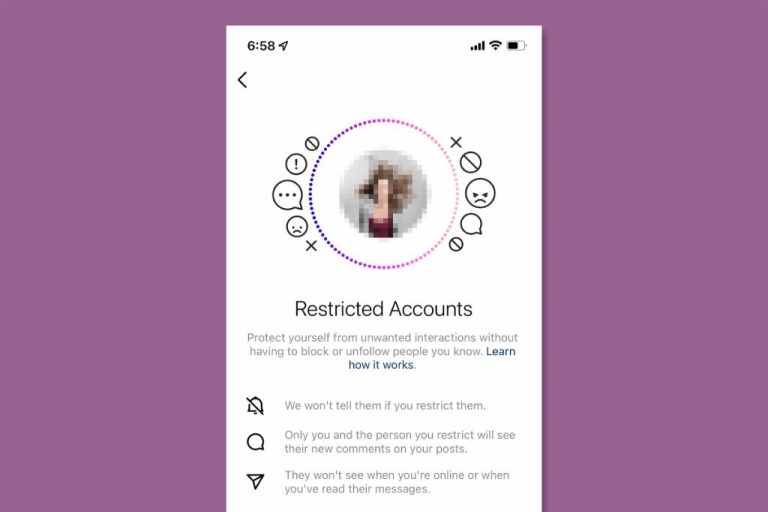 What does it mean when account is restricted