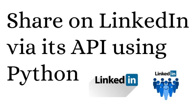 How do I post to LinkedIn API in Python