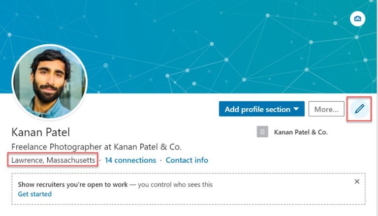 Does changing your location on LinkedIn help