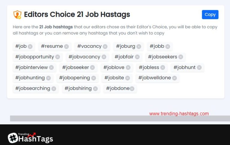 What hashtags to use on LinkedIn looking for job