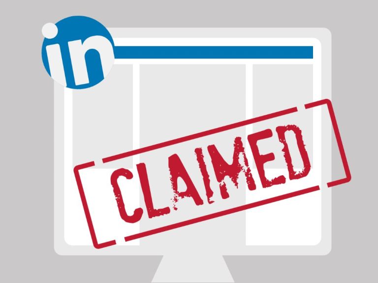 What happens if you claim a page on LinkedIn