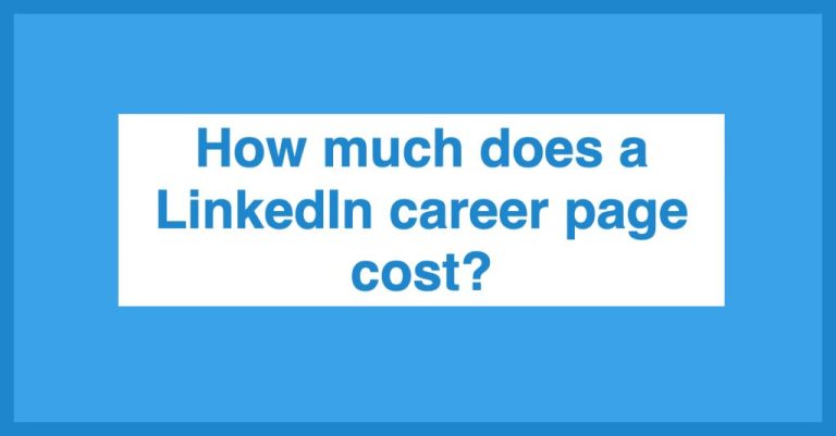 How much does LinkedIn careers page cost