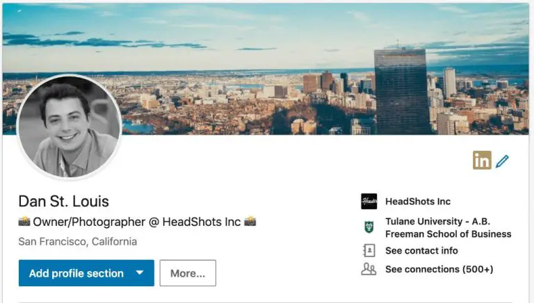 What quality should cover photo be for LinkedIn