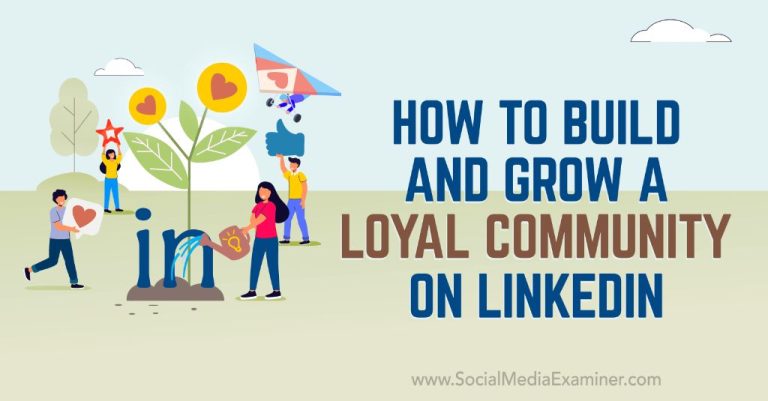 Can you build a community on LinkedIn