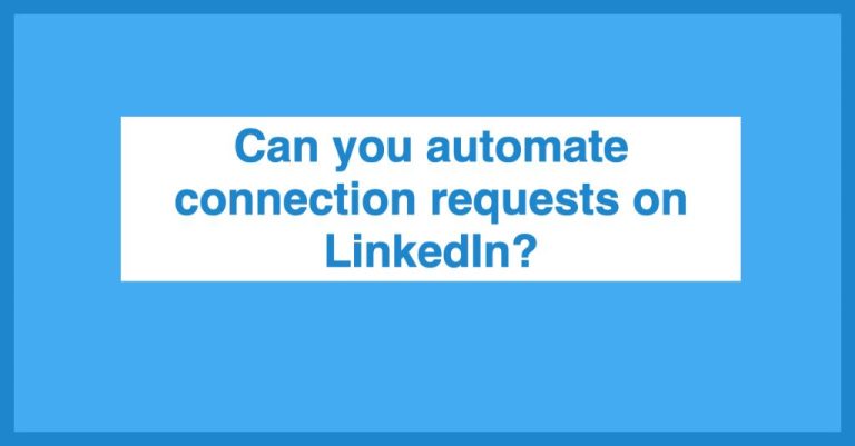 Can you automatically connect on LinkedIn