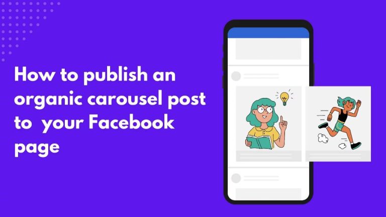 Can you post a carousel organically