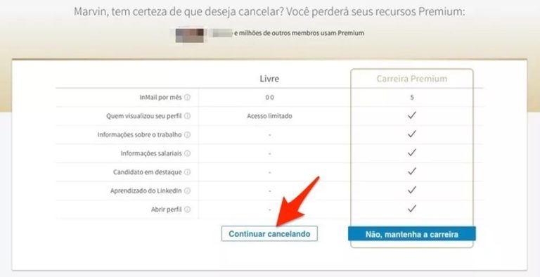 Como cancelar a assinatura do LinkedIn