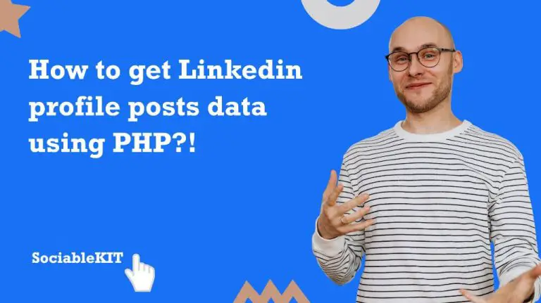 How to get data from LinkedIn in PHP