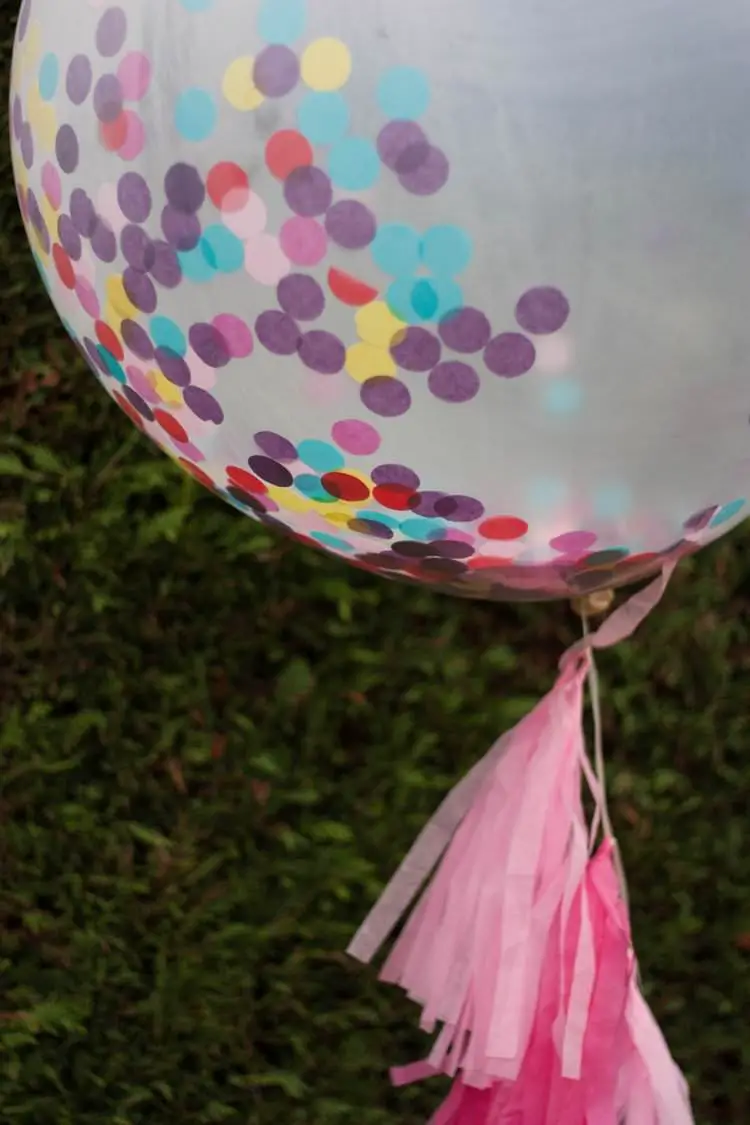 DIY Tissue Paper Balloon Tassels