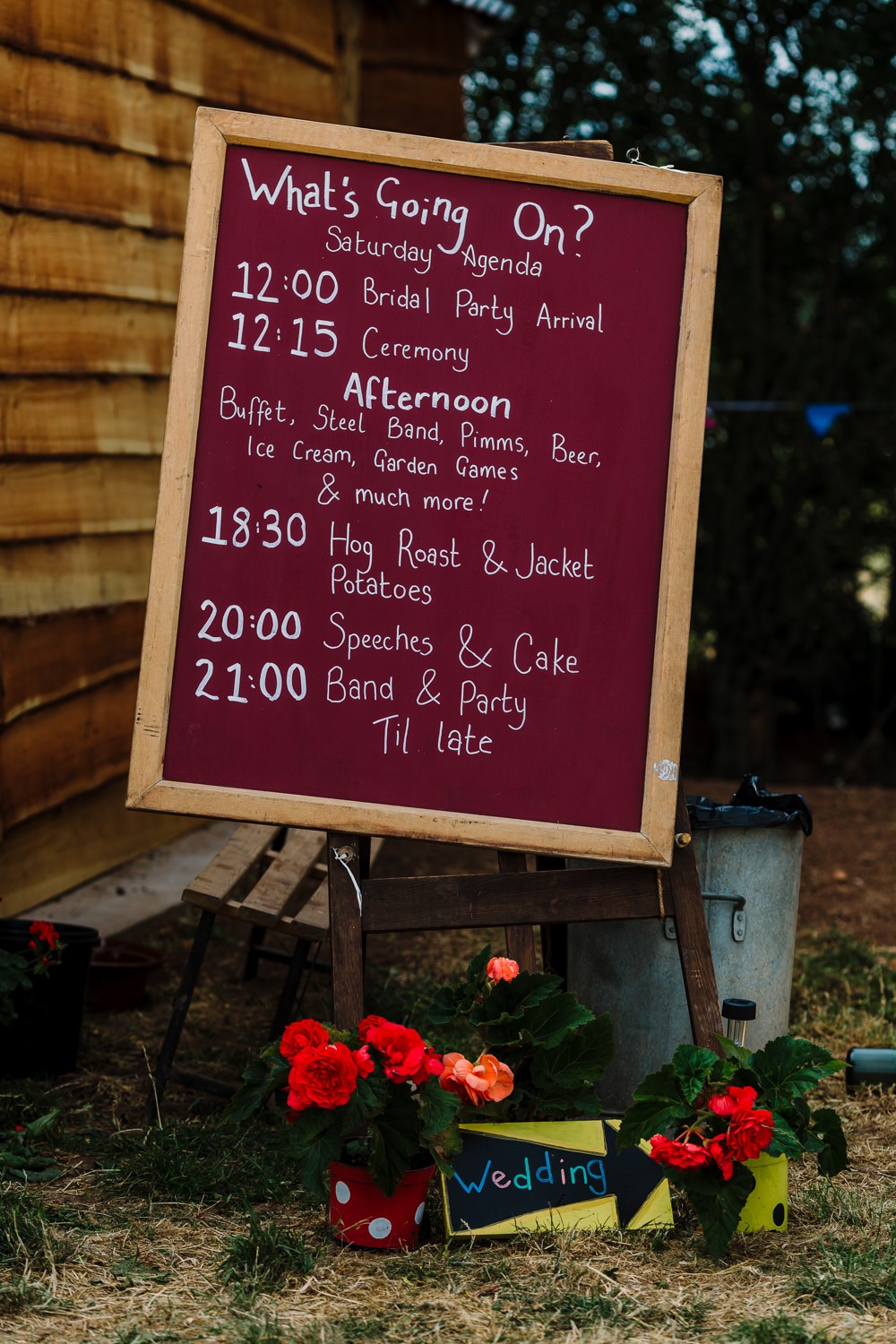 Fun & Colourful Festival Camp Wedding in a Field