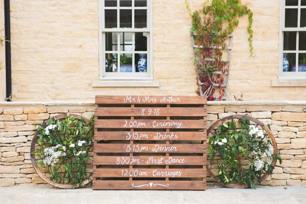 Enchanted Garden Wedding with a Pole Tent Marquee & Rustic Decor