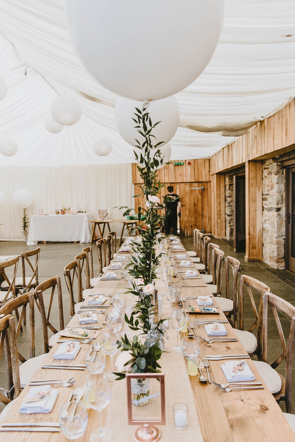 Delightfully Rustic Peach Country Barn Wedding