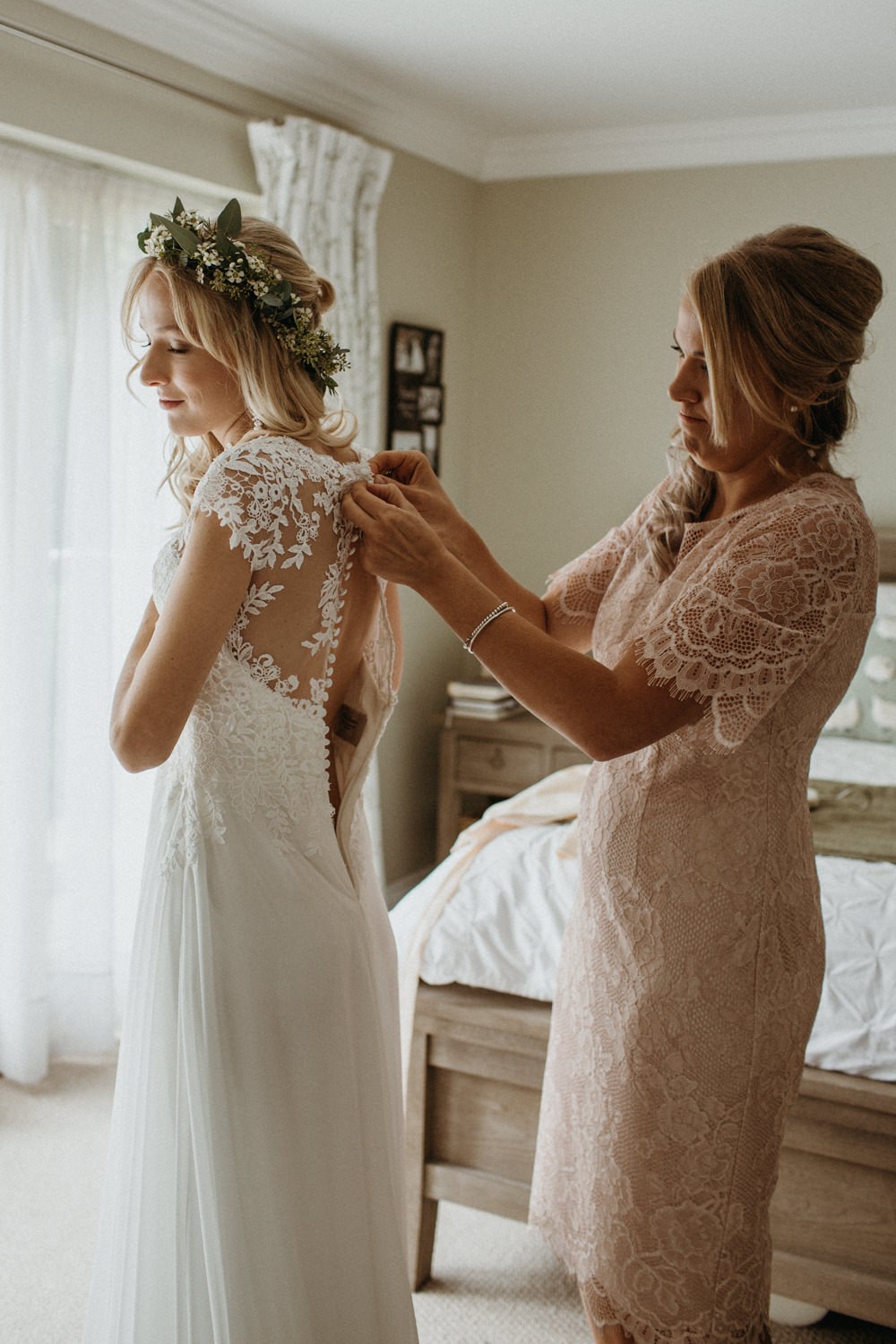 Laid Back & Rustic Back Garden Marquee Wedding