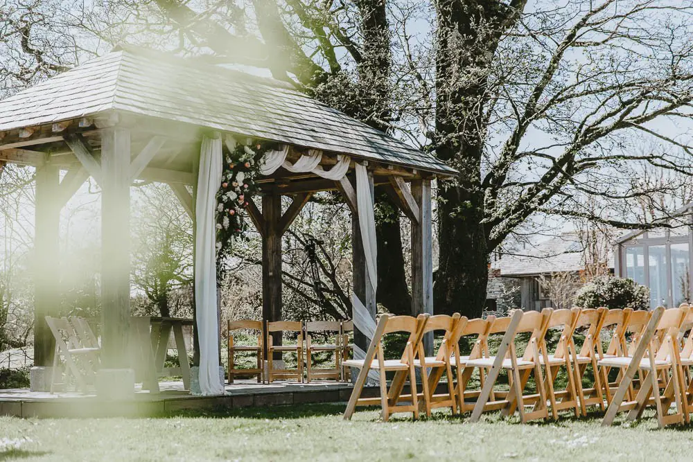 Delightfully Rustic Peach Country Barn Wedding