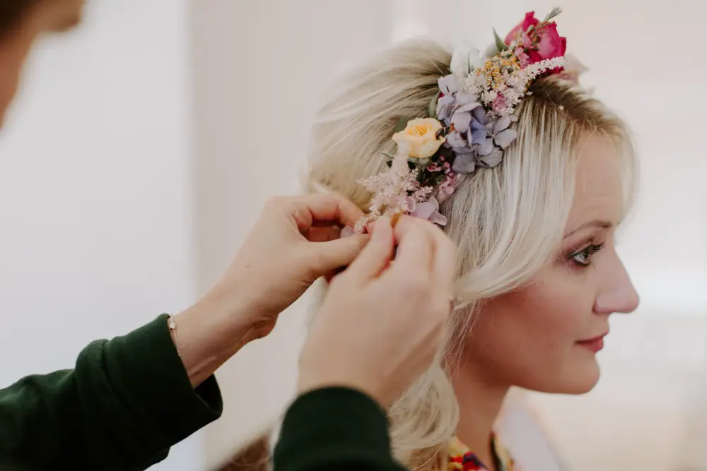 Ethereal Rustic Woodland Wedding with All The Colours